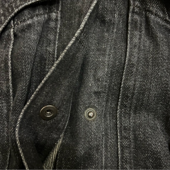 $498 Veronica Beard Washed Onyx Annie Denim Cargo Jumpsuit Size large - Picture 15 of 15